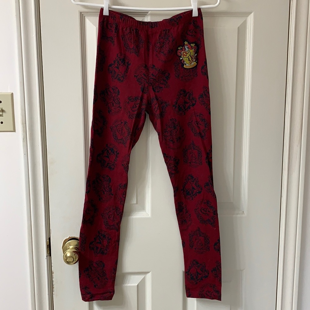 🌷3 for $25🌷Character, US 14 (Girl), Harry Potter Red Gold & Black Leggings